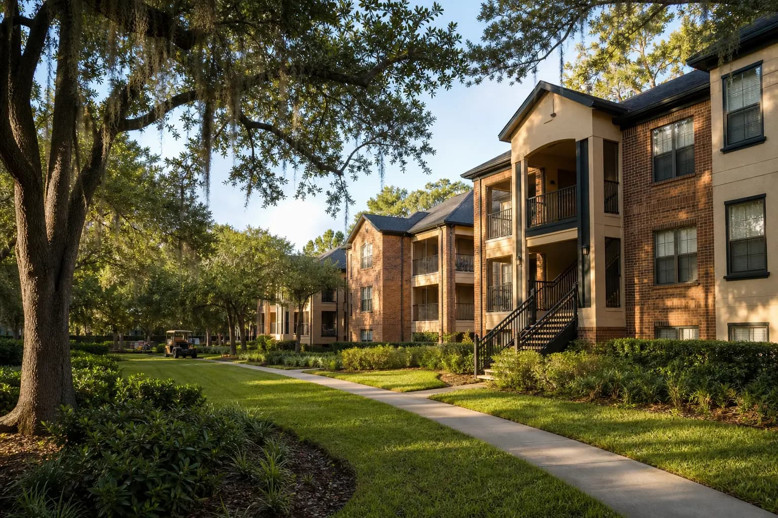 Garden-style Gainesville apartment community for multifamily property insurance