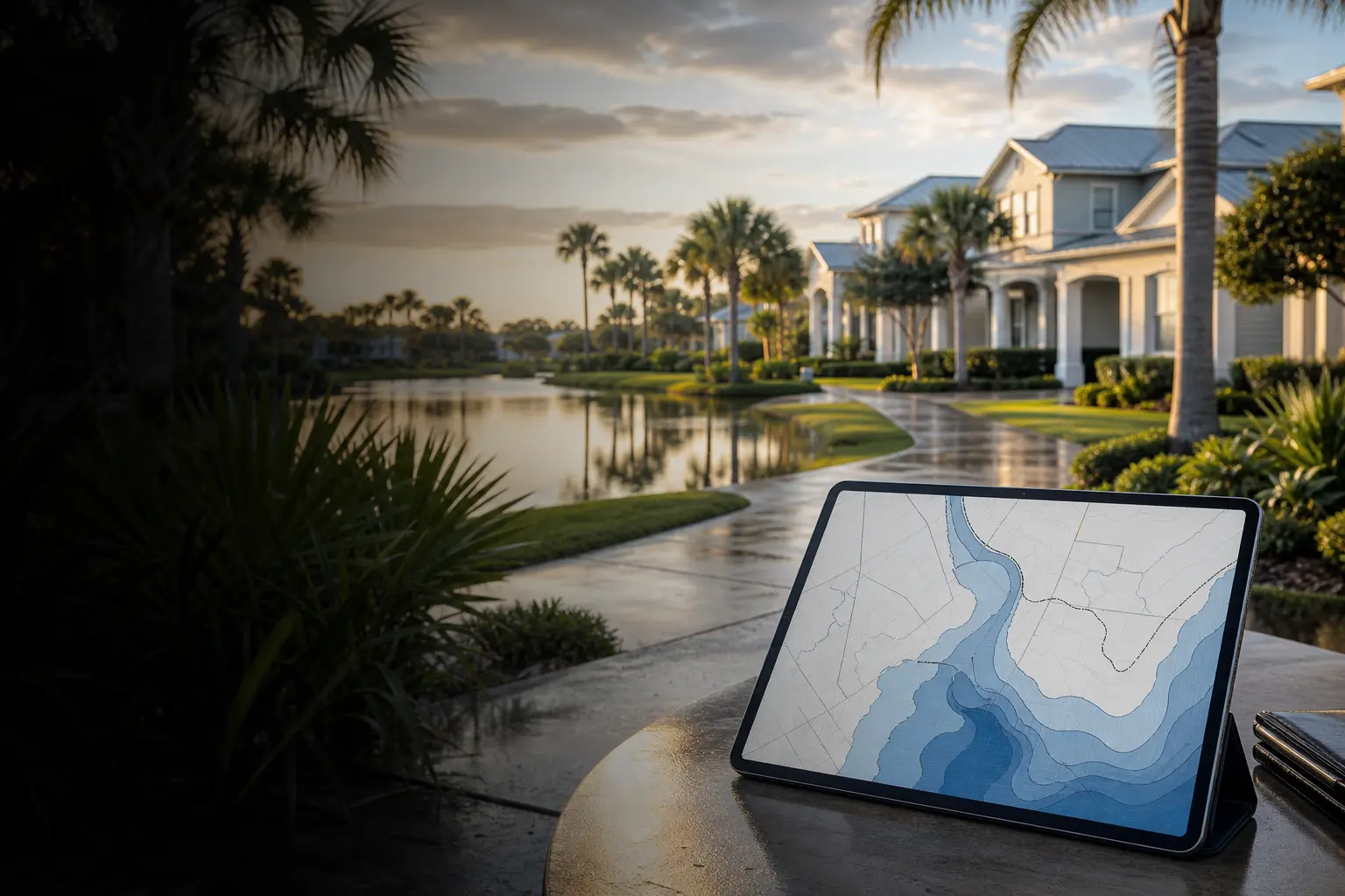 Florida neighborhood and flood-zone map for flood insurance requirement guidance
