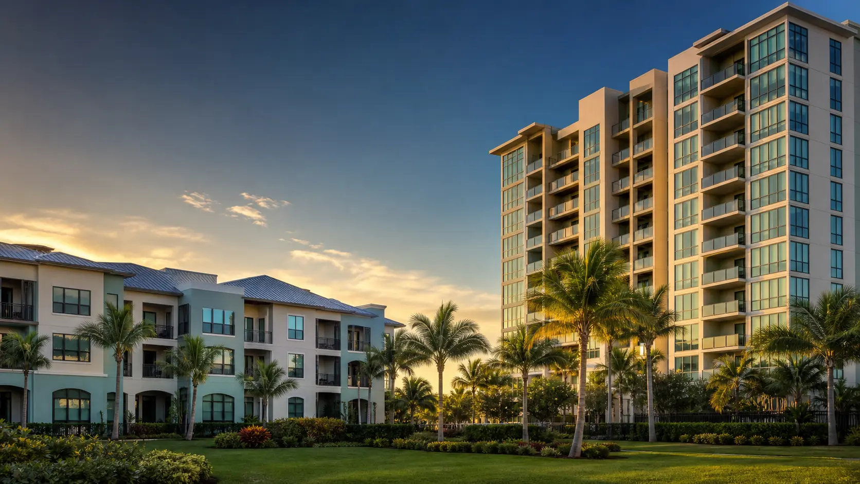 Florida apartment and condominium community for habitational renewal planning