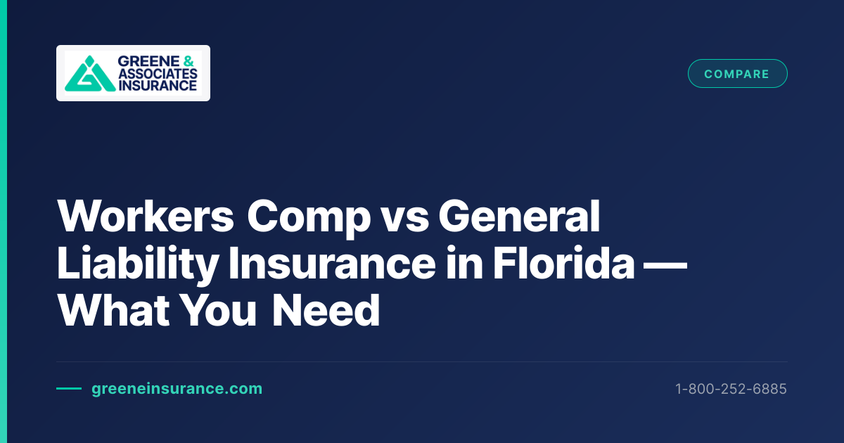 Workers Comp vs General Liability Florida | Which Coverage Do You Need ...
