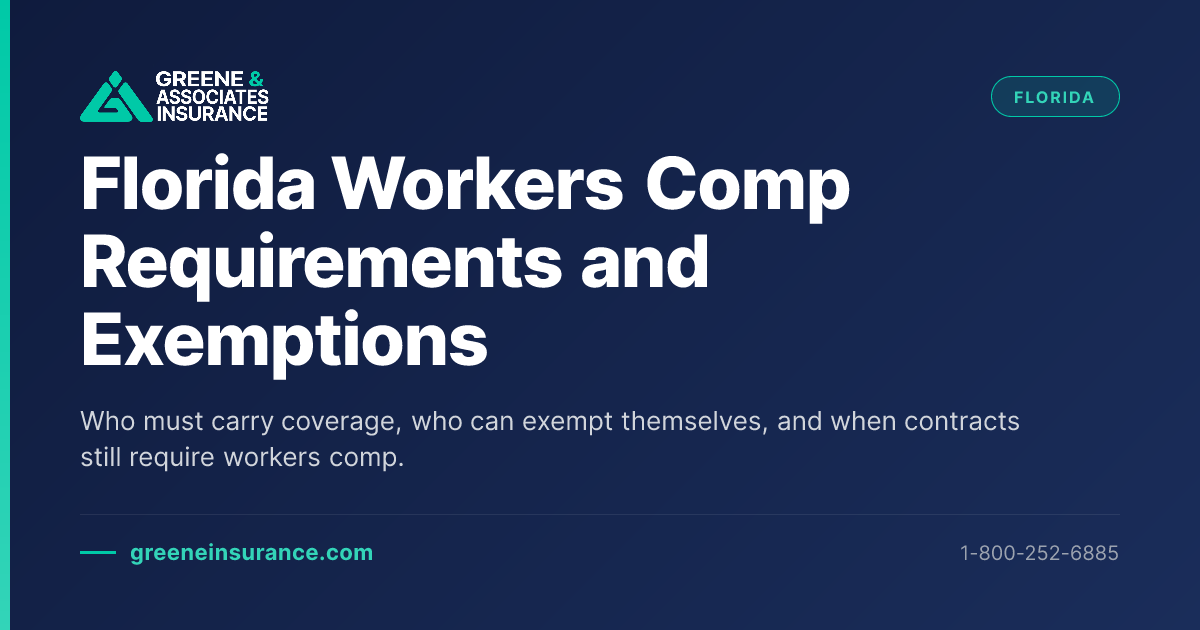 Florida Workers Comp Requirements and Exemptions | Who Must Carry ...