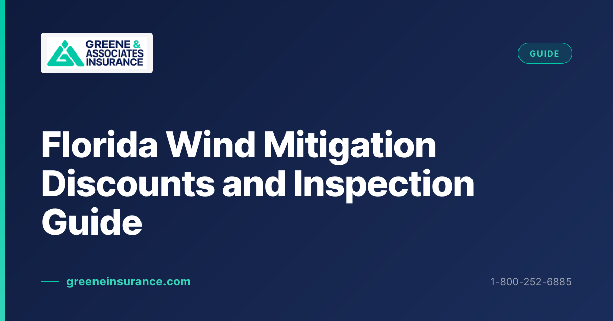 Florida Wind Mitigation Discounts | Inspection & Credit Guide | Greene ...
