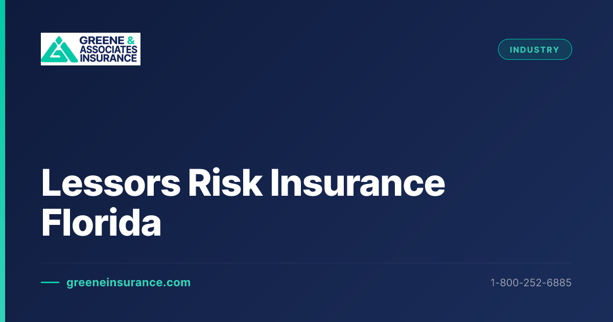 Lessors Risk Insurance Florida | Commercial Landlords & Leased ...